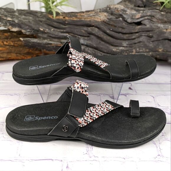 Spenco Orthotic Toe Loop Sandals - Island Slide - Picture 3 of 10